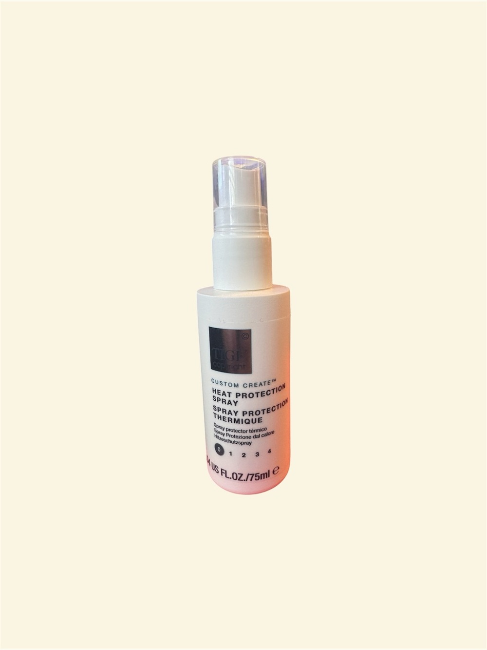 TIGI Copyright Custom Create Heat Protection Spray 2.5 oz Travel Size